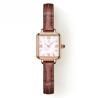 Leather Square watch Brand Strap