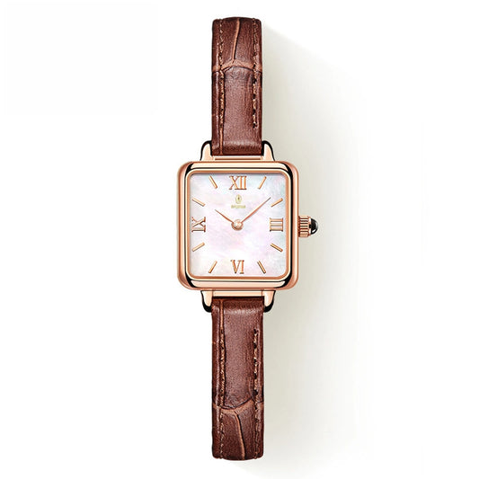Leather Square watch Brand Strap