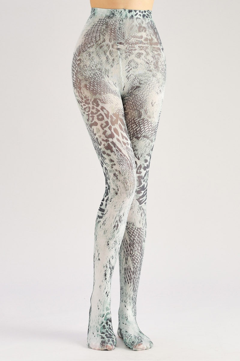 Leopard Print Fashion Tights Women's Fancy Dress Costume Accessories, Perfect for Parties, Office, Street Fashion, and Daily Wear