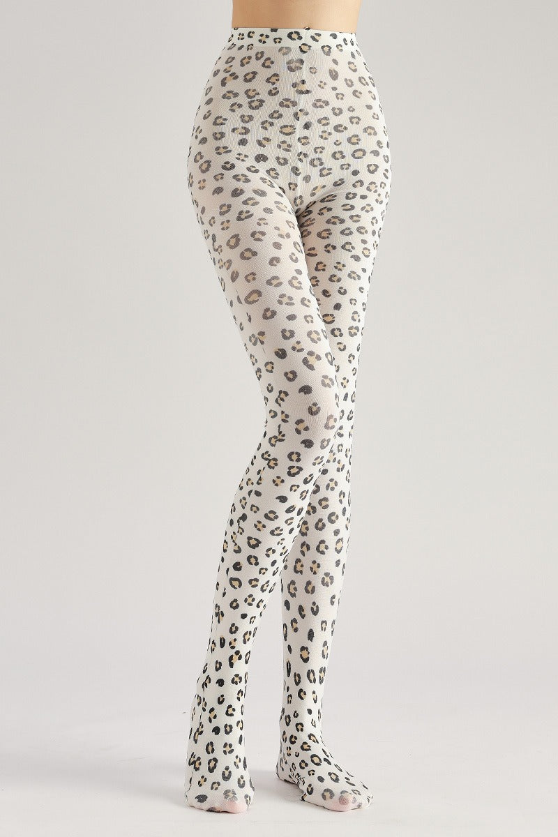 Leopard Print Women Tights Perfect for Parties, Office, Street Fashion, and Daily Wear