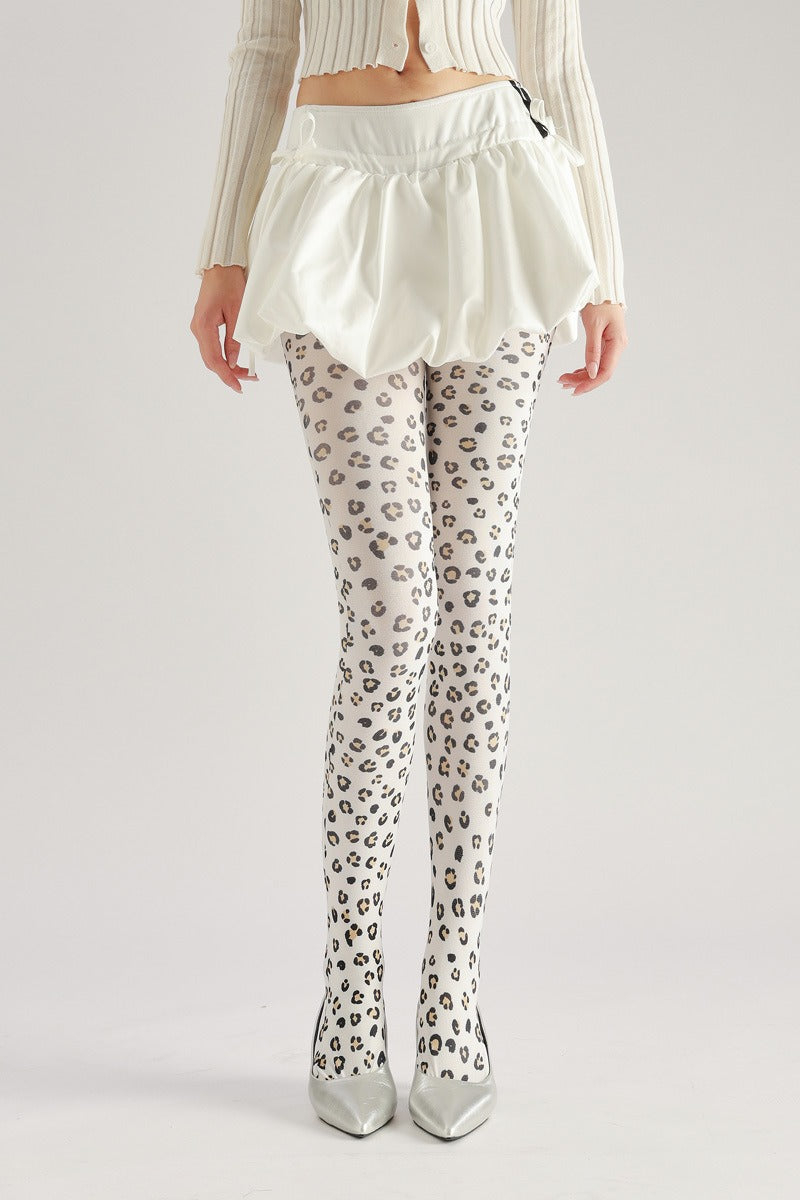 Leopard Print Women Tights Perfect for Parties, Office, Street Fashion, and Daily Wear