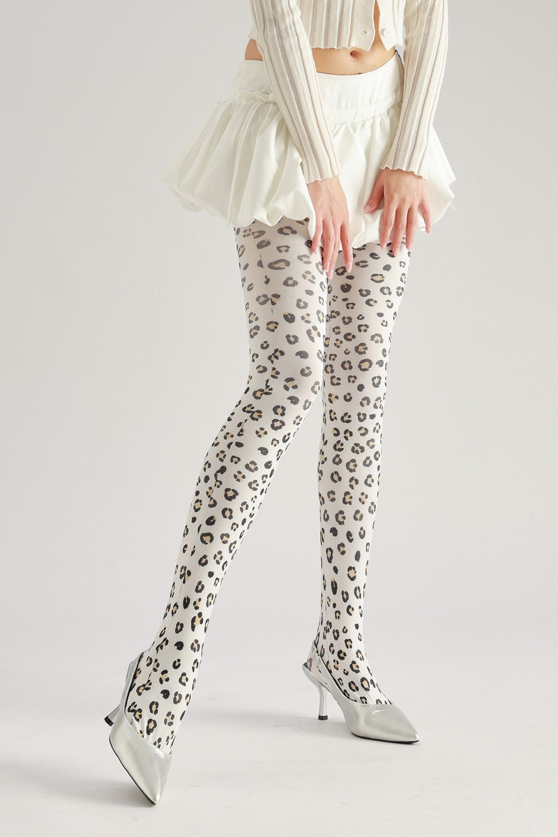Leopard Print Women Tights Perfect for Parties, Office, Street Fashion, and Daily Wear