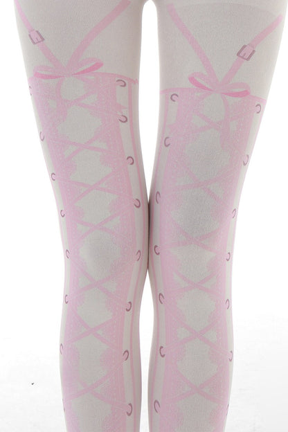 Lolita Cosplay Pink Tights