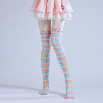 Striped Lolita Tights