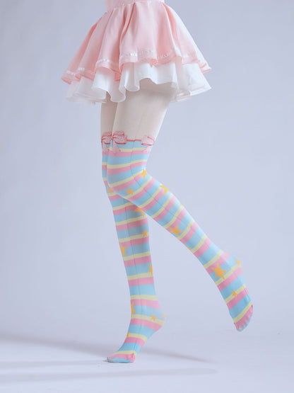 Striped Lolita Tights