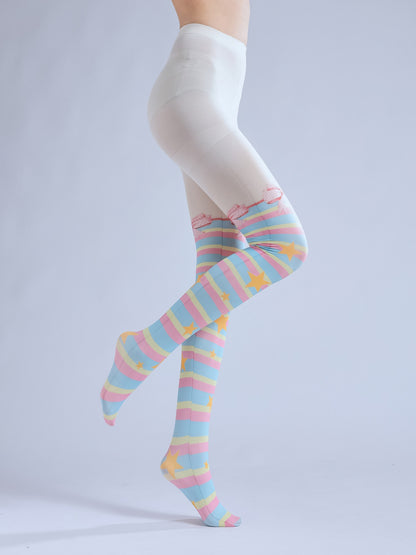 Striped Lolita Tights