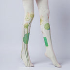 Lotus Shinning Tights with high elasticity and compression,shaping fit and ideal for weddings, parties, ethnic outfits, and street fashion