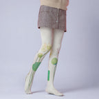 Lotus Shinning Tights with high elasticity and compression,shaping fit and ideal for weddings, parties, ethnic outfits, and street fashion