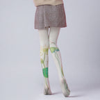 Lotus Shinning Tights with high elasticity and compression,shaping fit and ideal for weddings, parties, ethnic outfits, and street fashion