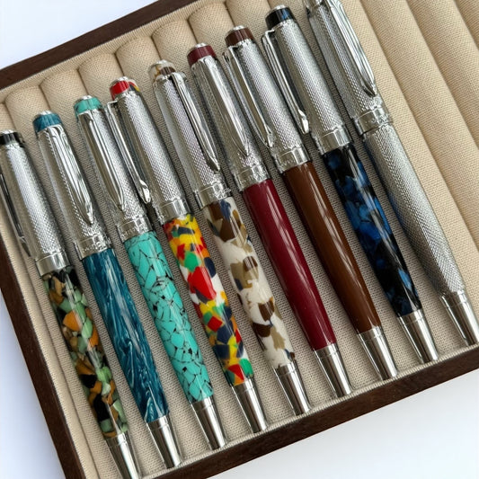 Luxury Mosaic Ballpoint Pen stationery gfit set