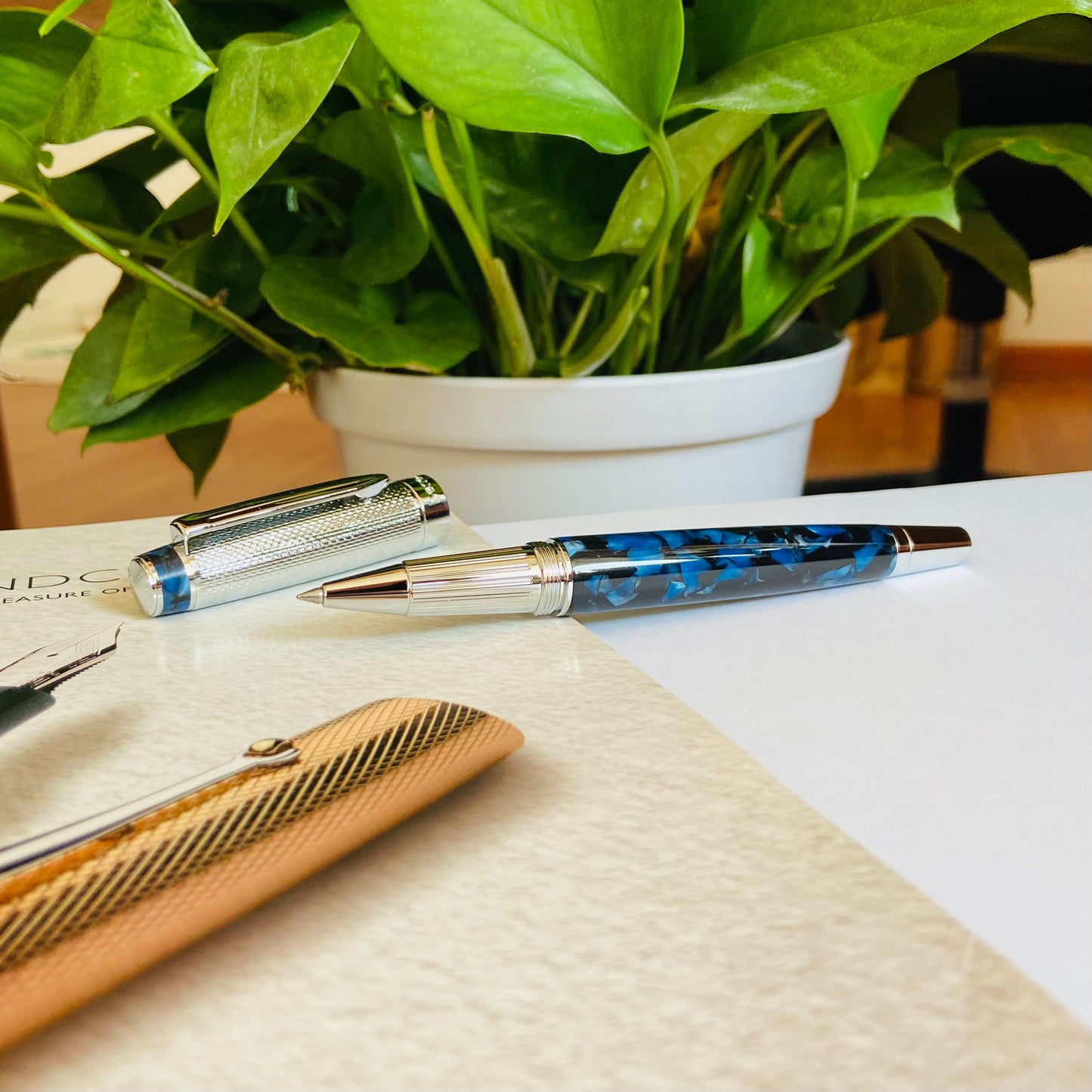 Luxury Mosaic Ballpoint Pen stationery gfit set