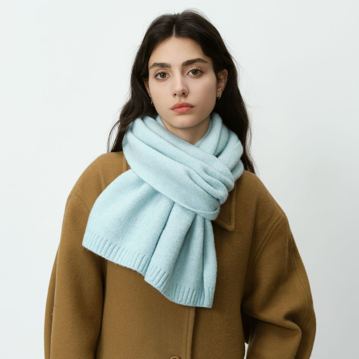 Matching knit scarves for couples-Grainvity