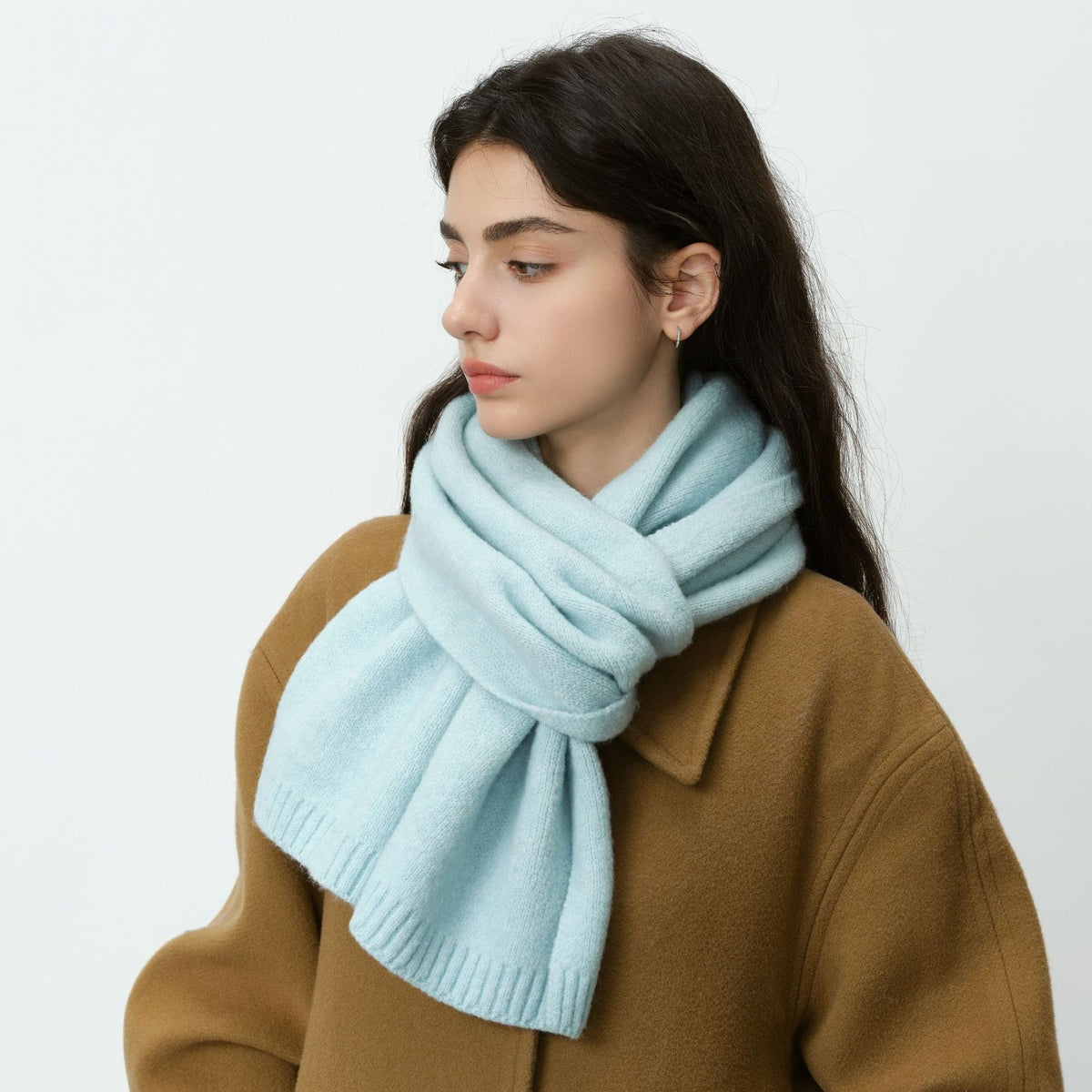 Matching knit scarves for couples-Grainvity
