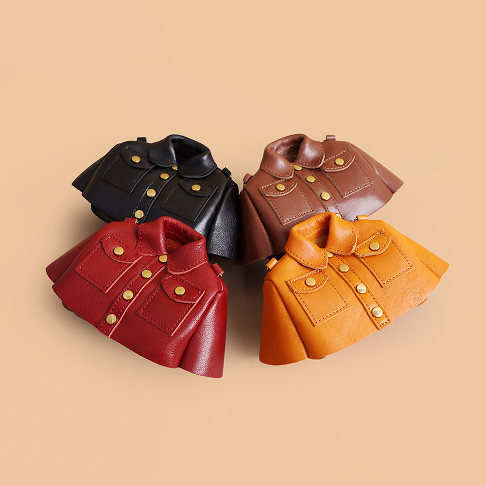 Mini Dress Leather Chain Shoulder Bag – Genuine Cowhide Novelty Bag