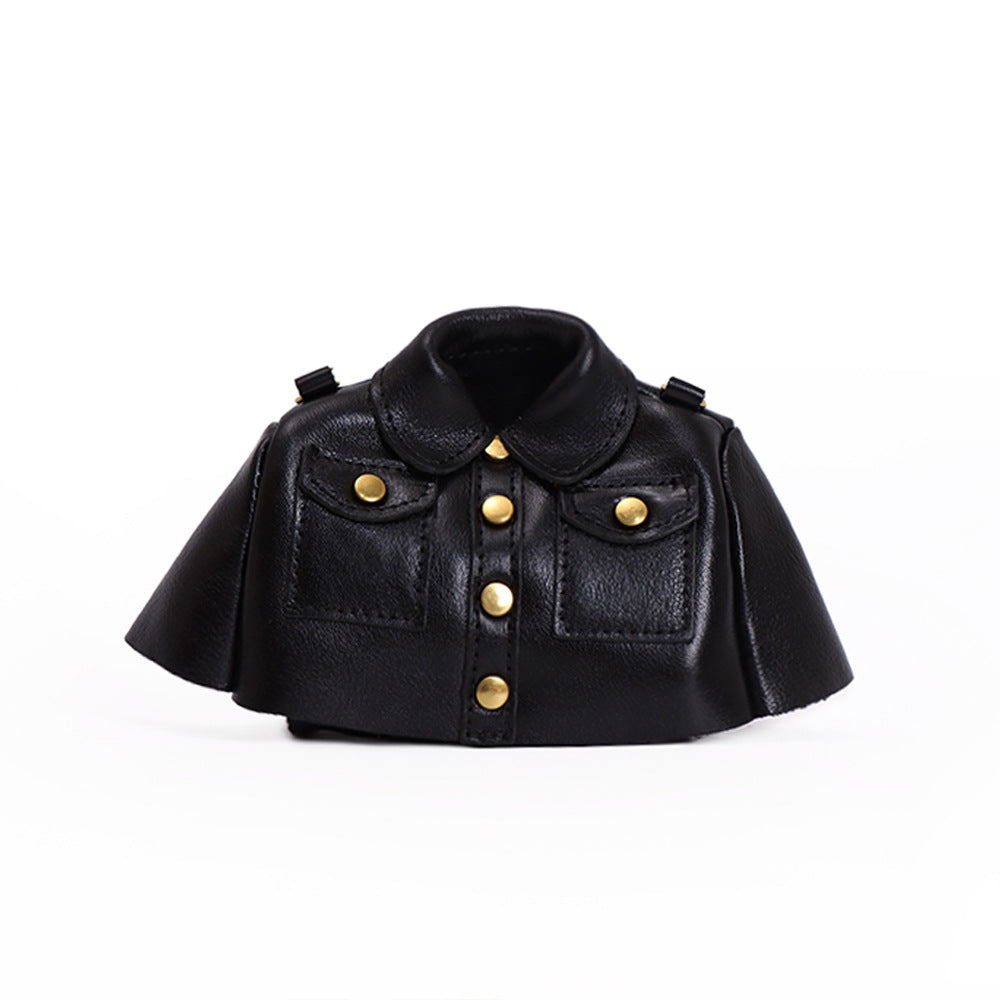 Mini Dress Leather Chain Shoulder Bag – Genuine Cowhide Novelty Bag