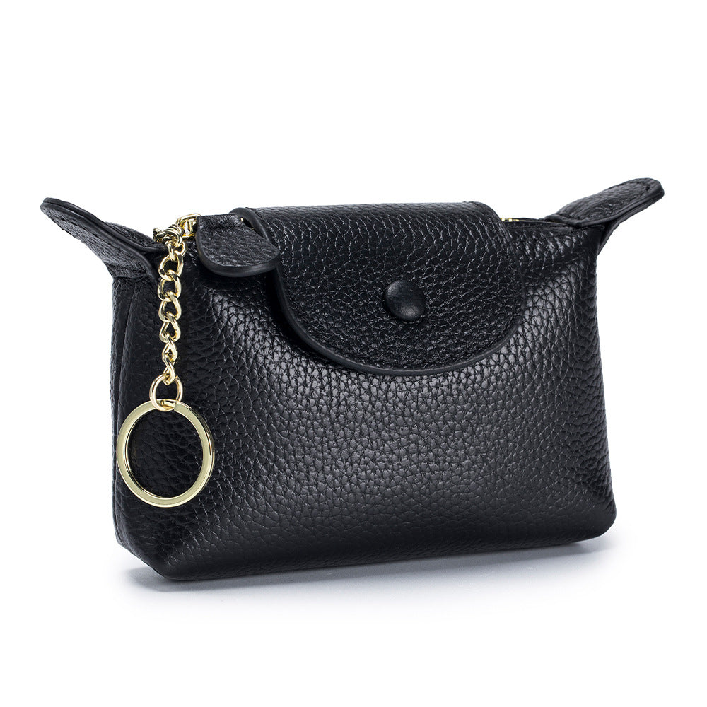 Mini Leather Storage Bag – Genuine Cowhide Coin Purse & Everyday Pouch