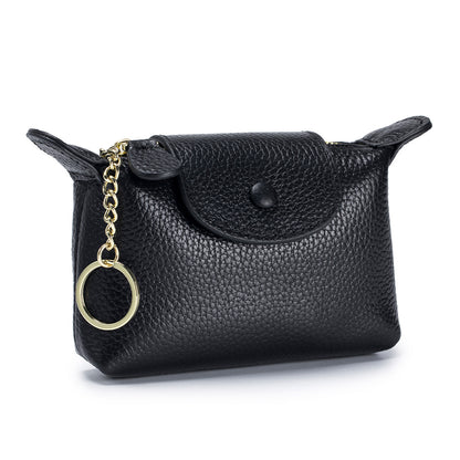 Mini Leather Storage Bag – Genuine Cowhide Coin Purse & Everyday Pouch