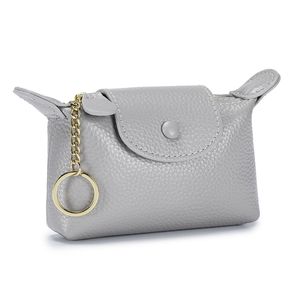 Mini Leather Storage Bag – Genuine Cowhide Coin Purse & Everyday Pouch