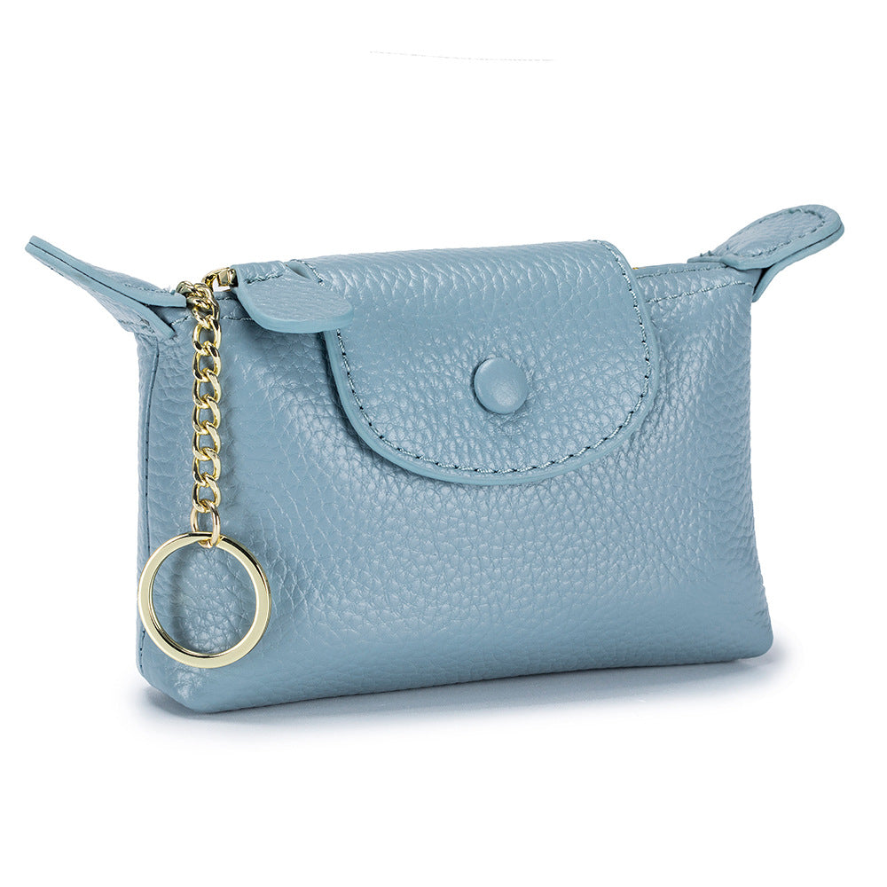 Mini Leather Storage Bag – Genuine Cowhide Coin Purse & Everyday Pouch