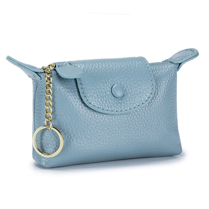Mini Leather Storage Bag – Genuine Cowhide Coin Purse & Everyday Pouch