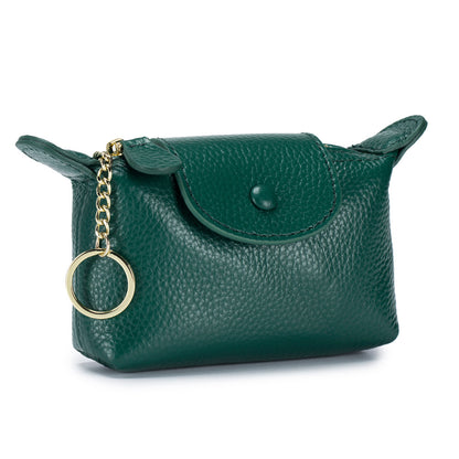 Mini Leather Storage Bag – Genuine Cowhide Coin Purse & Everyday Pouch