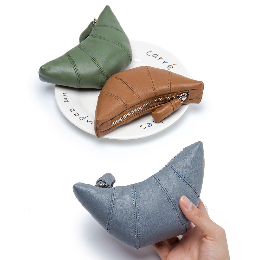 Mini Vintage Croissant Bag – Soft Sheepskin Leather Shoulder Bag