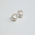 Natural Freshwater Pearls Baroque Earring