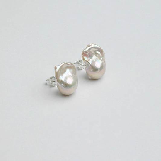 Natural Freshwater Pearls Baroque Earring