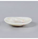 Natural Jade & Marble Stone Plate | Luxury Serving & Display Piece