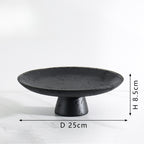 Natural Travertine High Tray | Luxury Stone Pedestal & Display Stand