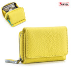 Short Three Folder Mini Wallet