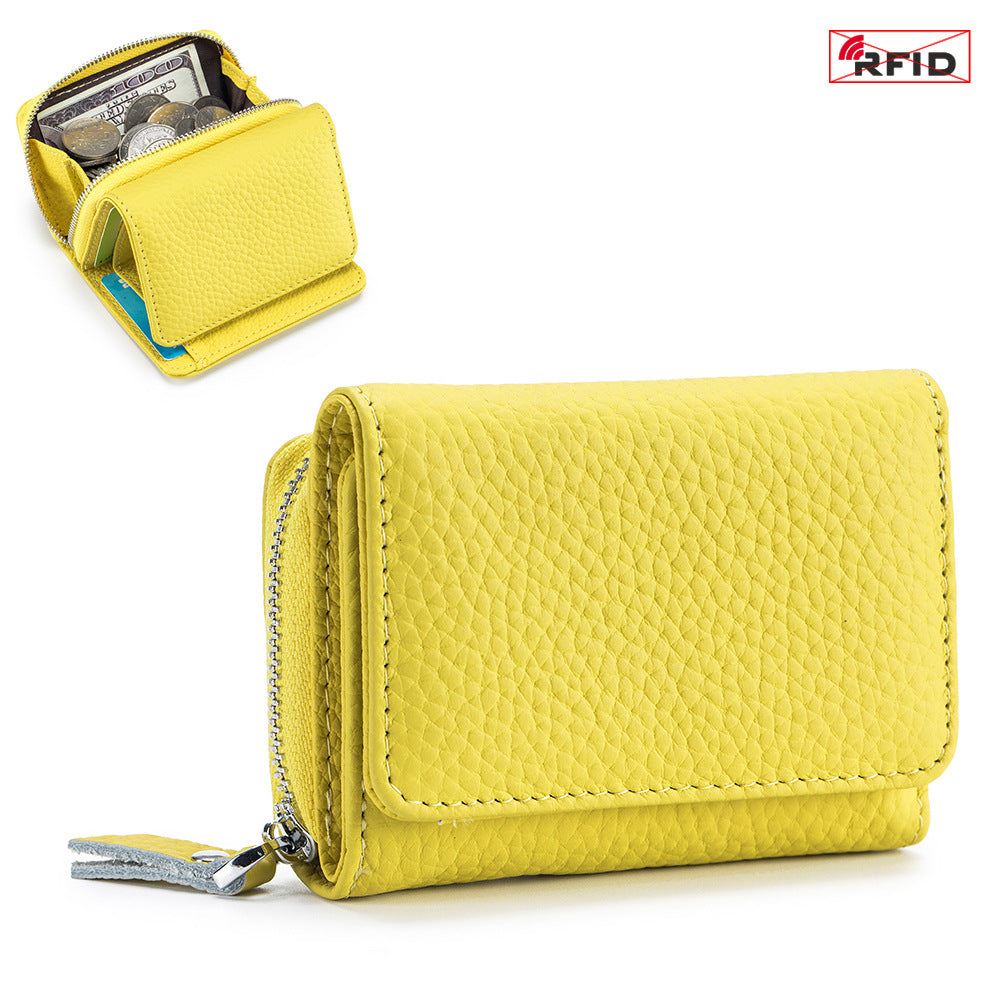 Short Three Folder Mini Wallet