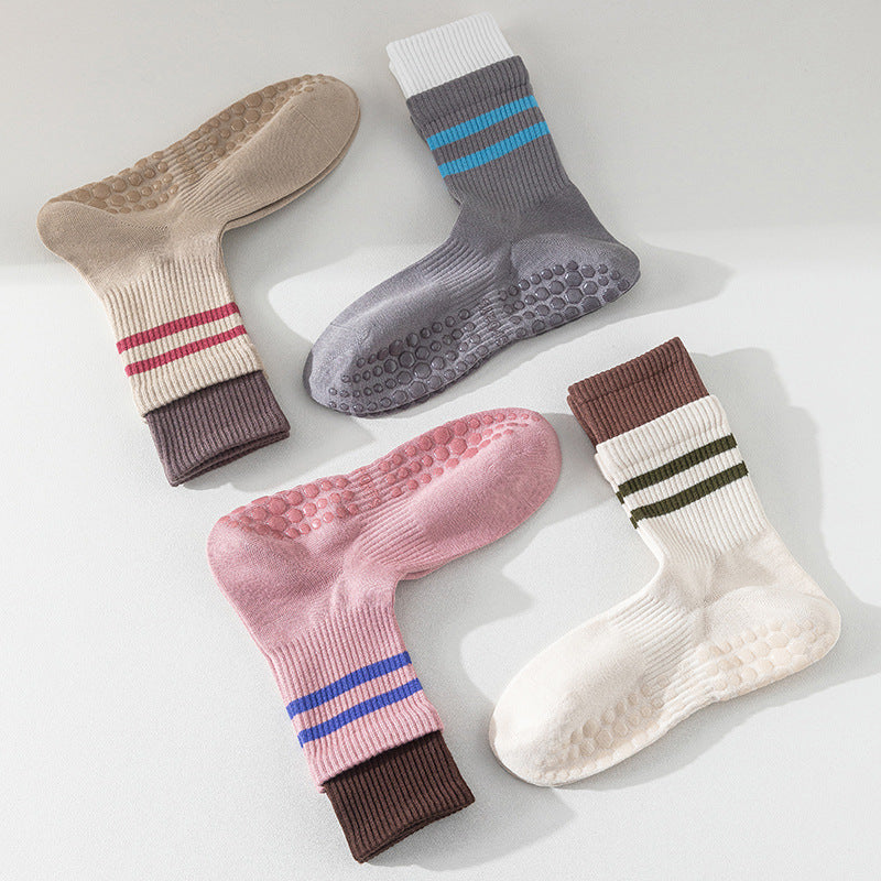 Pilates Professional Sports Socks with non-slip grips