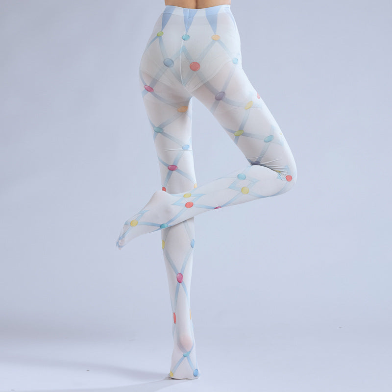 Colorful Tights Bead Stocking-Grainvity