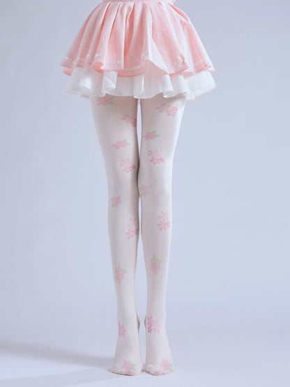 Sweet Sakura Tights-Grainvity