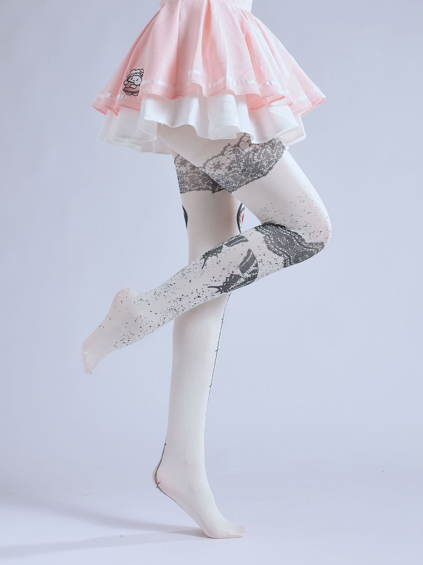 Evil Eye Women Tights with high elasticity, perfect for parties, cosplay, events, and street fashion