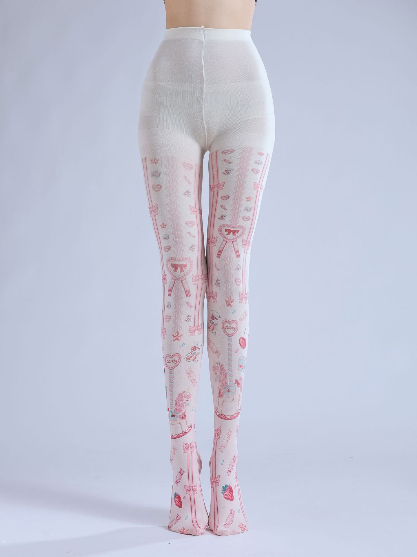 Pink Unicorn Tights – Kawaii Lolita Stockings for Cosplay & J-Fashion-Grainvity