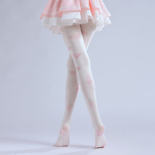 Sweet Sakura Tights-Grainvity