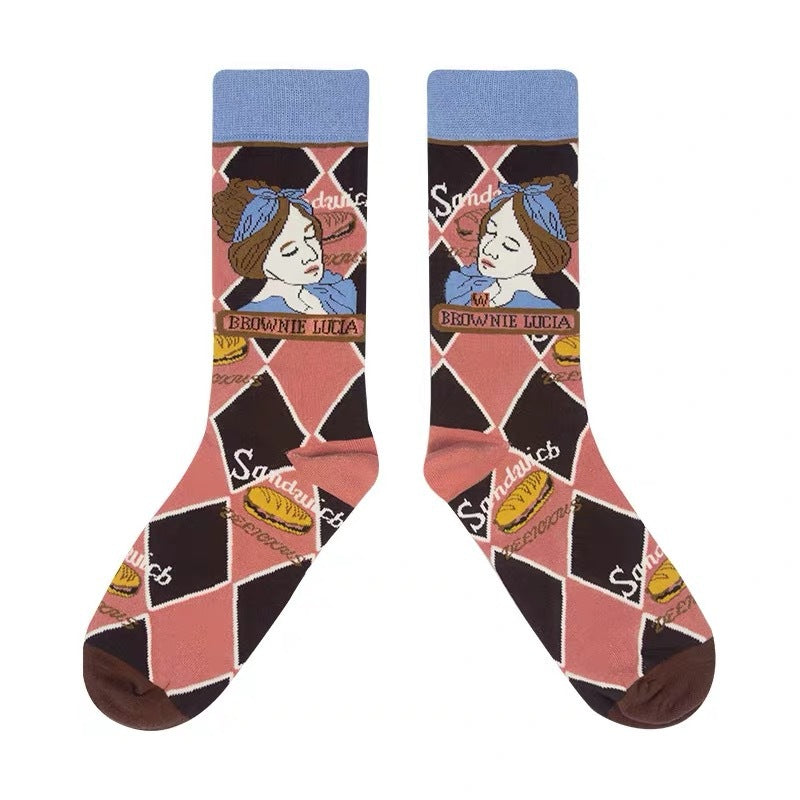Cartoon Women Socks