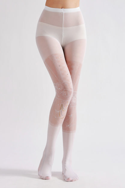 Diamond Shining Pink Tights-Grainvity