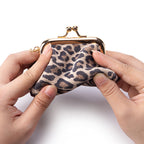Leopard print multi-functional convenient storage bag