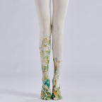 Rococo Tights French 18th-Century Painting with high elasticity and compression,shaping fit and ideal for weddings, parties, ethnic outfits, and street fashion