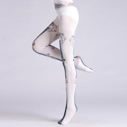 Angel & Evil Gothic Tights-Grainvity