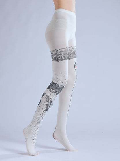 Evil Eye Women Tights-Grainvity
