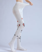Gothic Lolita Cross Tights with high elasticity and shaping fit, suitable for events, cosplay, street style, and gifting girls at Christmas
