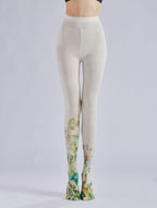 Rococo Tights French 18th-Century Painting with high elasticity and compression,shaping fit and ideal for weddings, parties, ethnic outfits, and street fashion