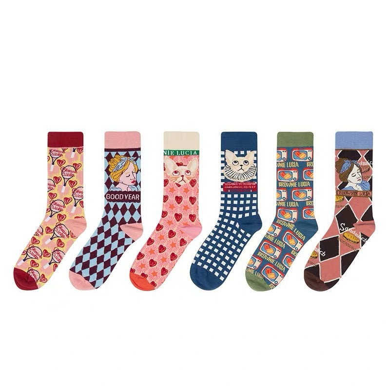 Cartoon Women Socks