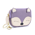 Embroidered Fox Coin Purse