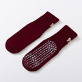 Angora women sport socks with non-slip grips