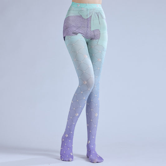 Lolita Stockings Pearl Mesh Tights-Grainvity